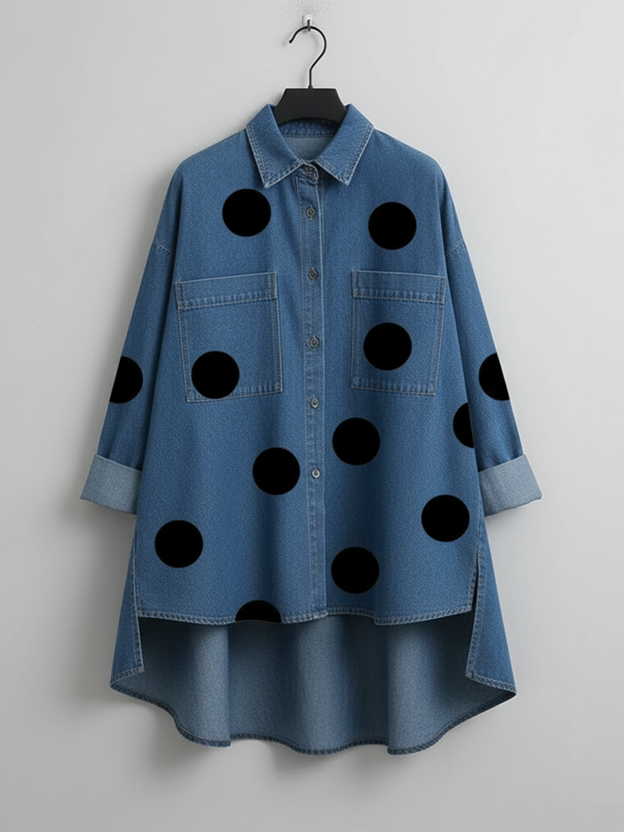 Kelsey - Bluse mit weichem Griff und Stickerei