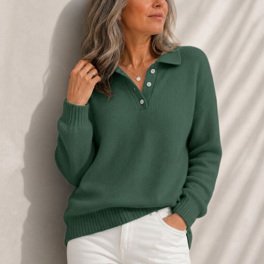 Aelis - Polokragen-Pullover mit weichem Griff