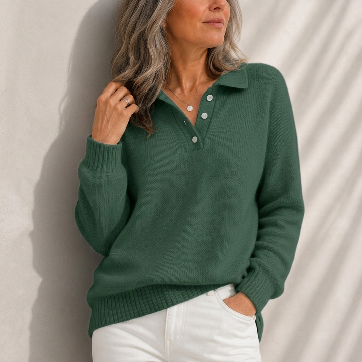 Aelis - Polokragen-Pullover mit weichem Griff