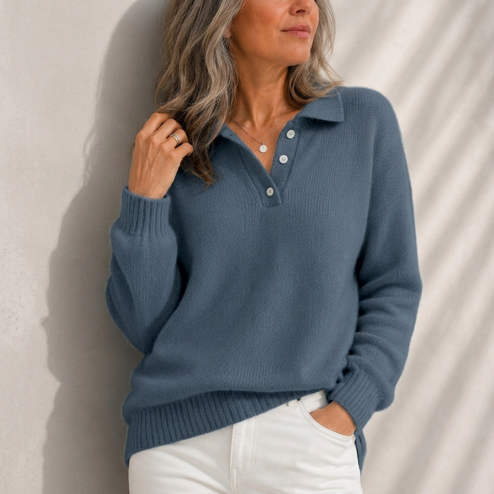 Aelis - Polokragen-Pullover mit weichem Griff