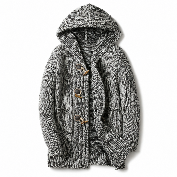 Raevan - Soft-Touch-Kapuzen-Cardigan
