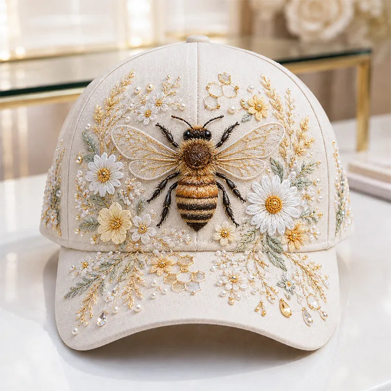 Arlena - Cap mit Blumenpferd-Motiv