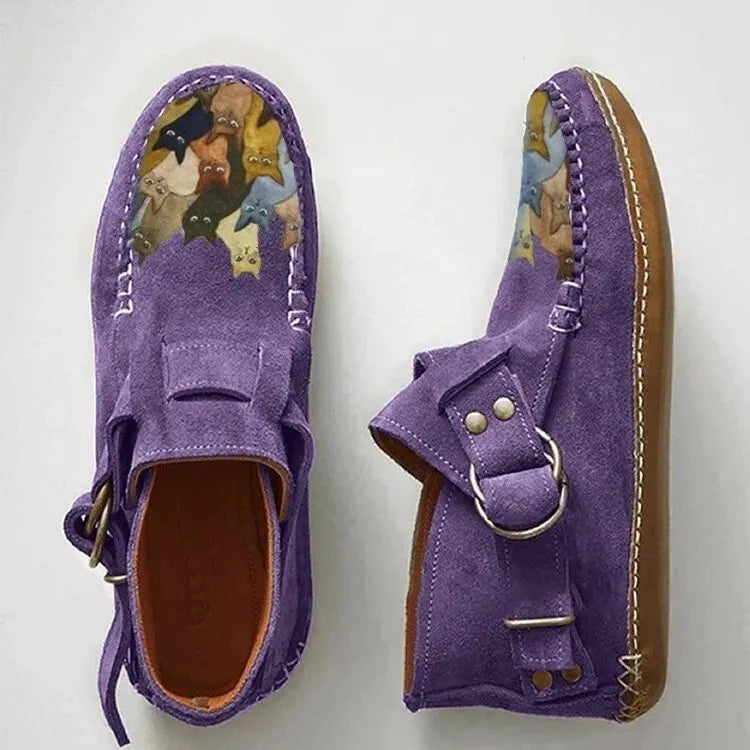 Cara - Bequemer Slipper mit Schnallendetail