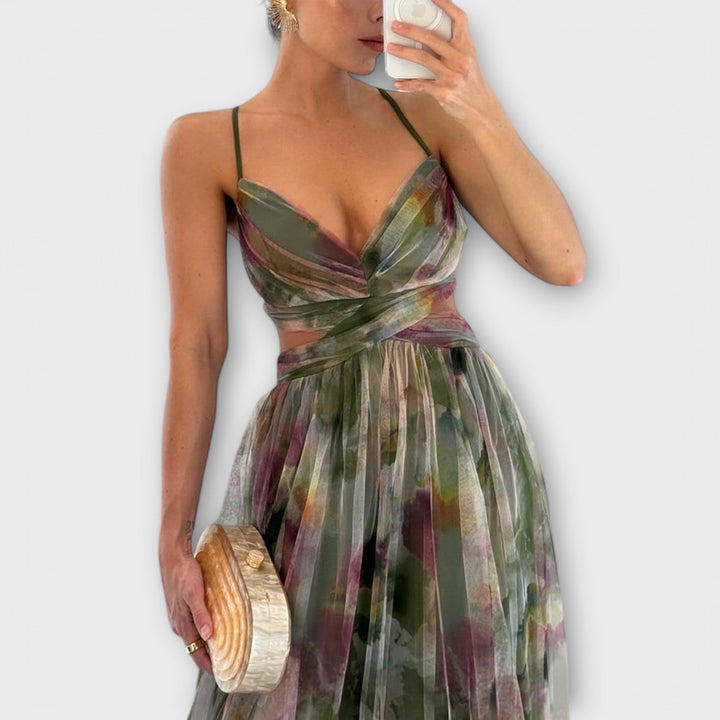 Veyna - figurformendes Maxikleid
