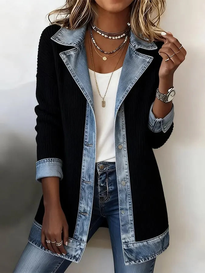 Zyrelle - Legerer Strickcardigan mit Knopfleiste