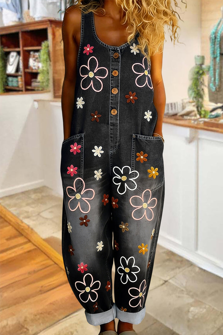 Wenara - Geblümter Jumpsuit