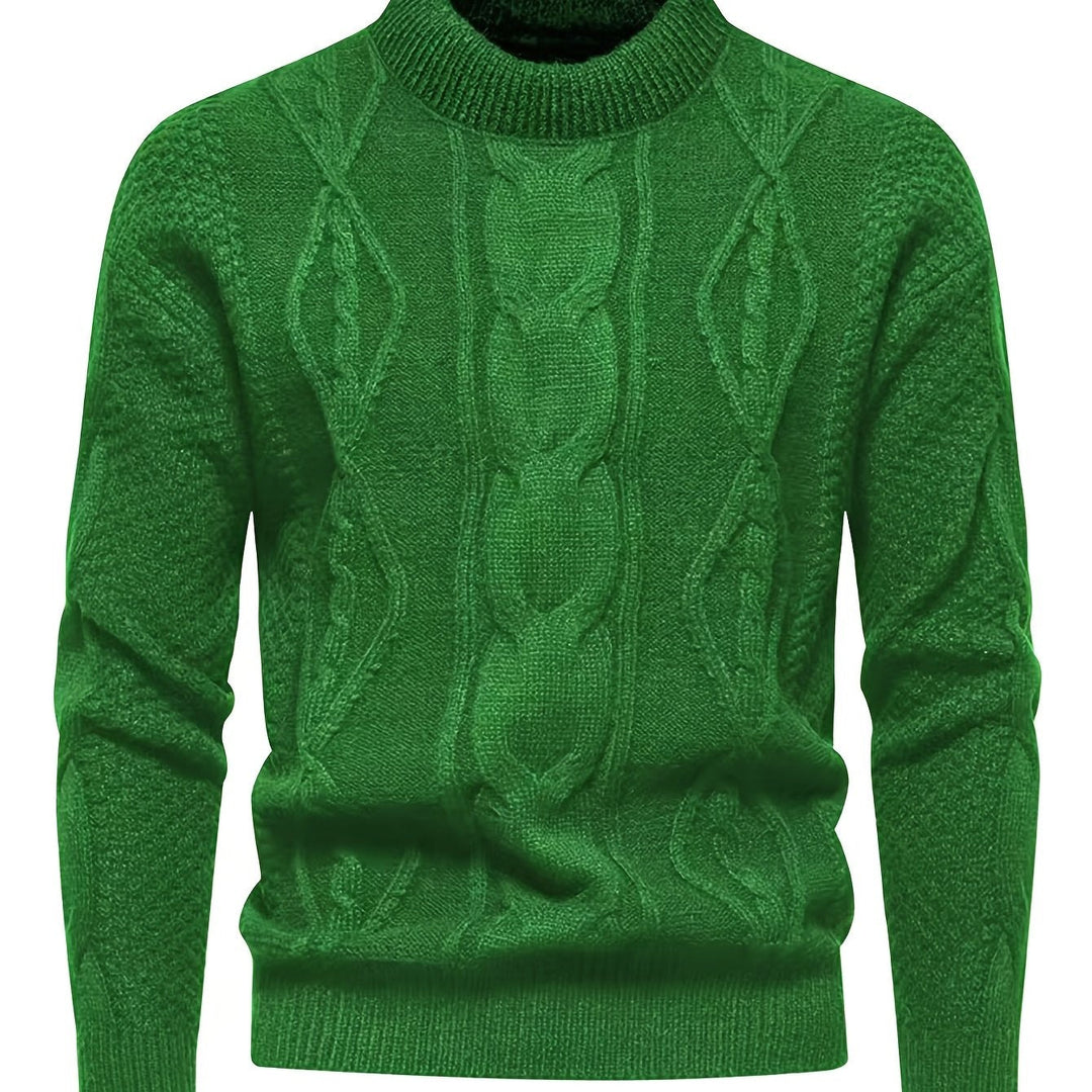 Kael - Strickpullover mit Stehkragen
