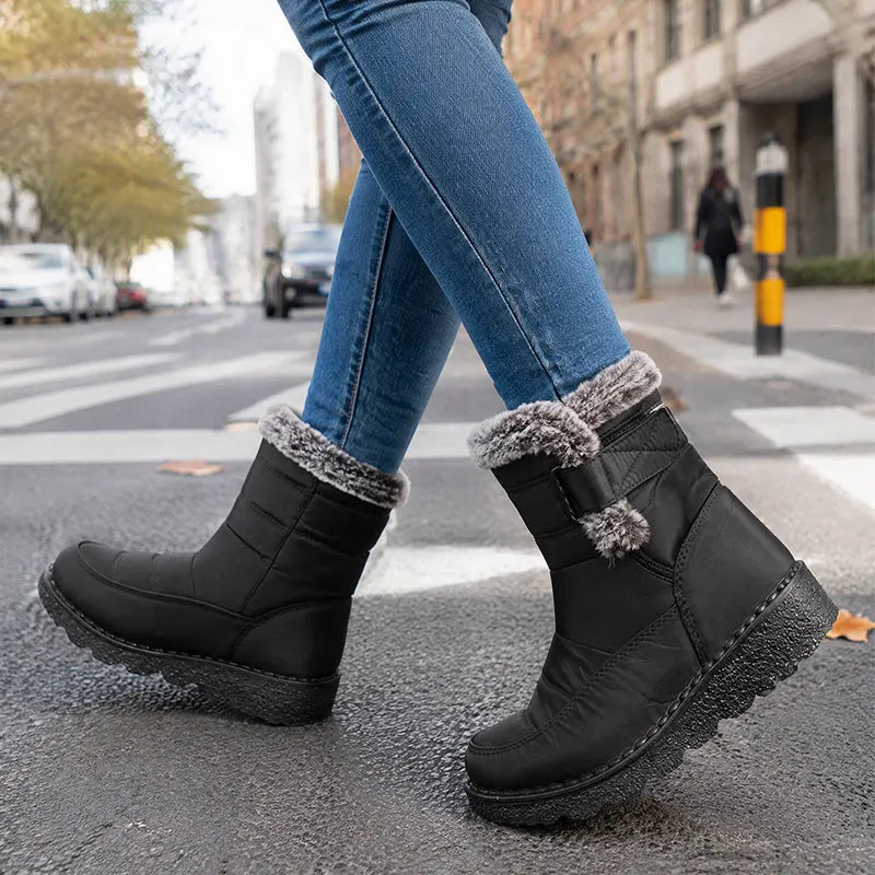 Adina - Plüschbesetzte Winterstiefeletten