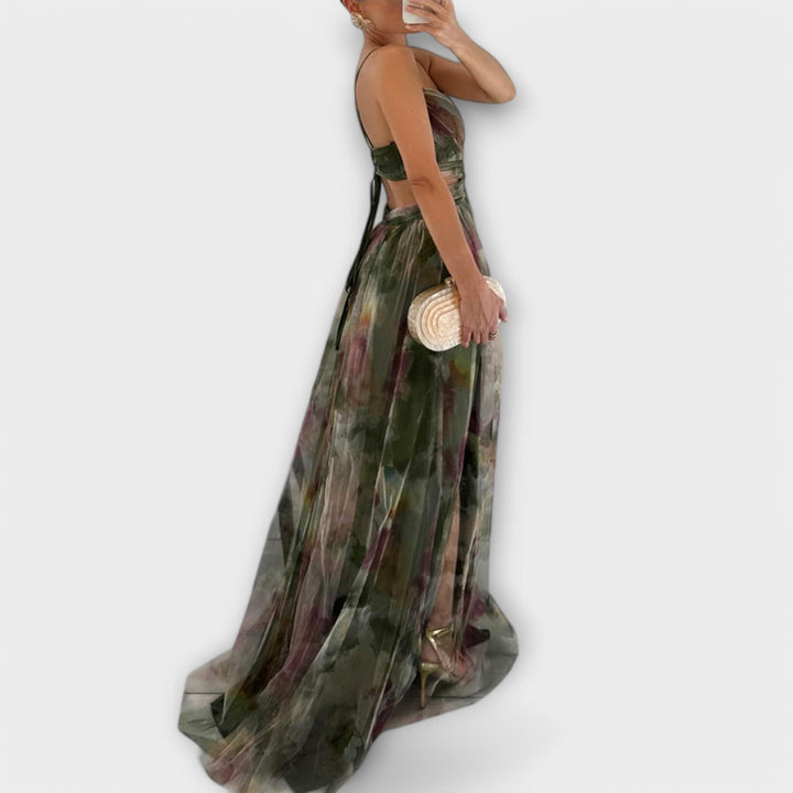 Veyna - figurformendes Maxikleid