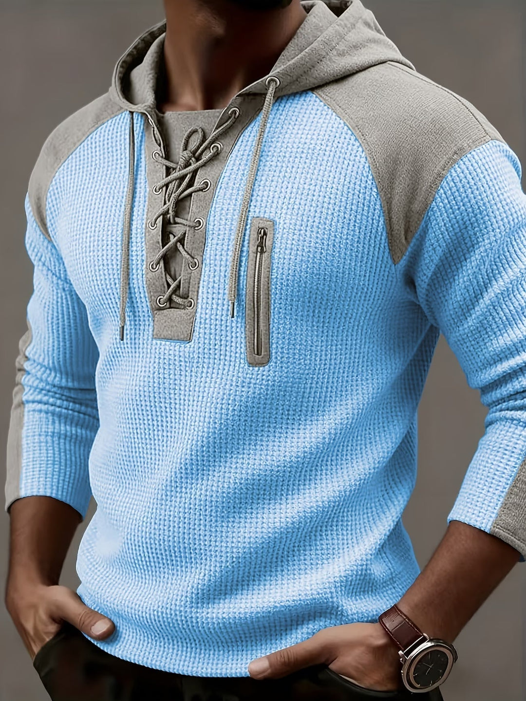 Ashcombe - Kuscheliger gerippter Hoodie