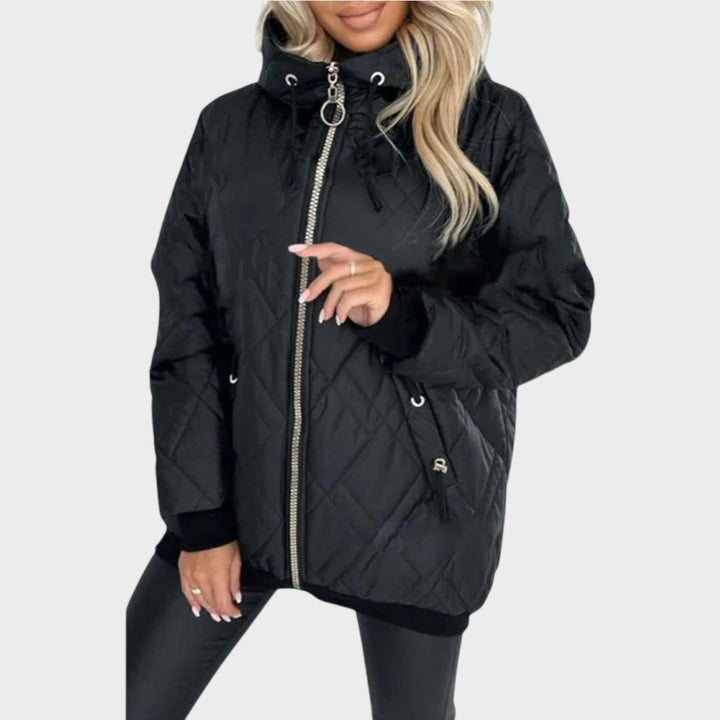 Delianne - Gesteppte Kapuzenjacke