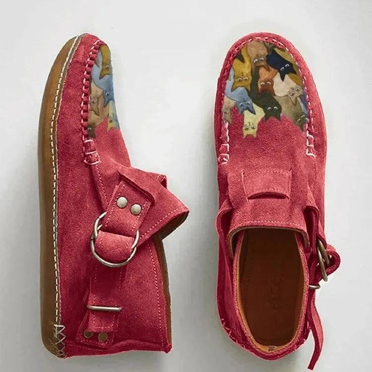Cara - Bequemer Slipper mit Schnallendetail