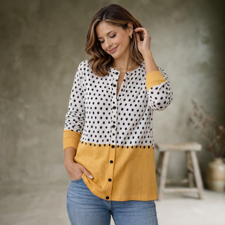 Clara - Offener Soft-Touch-Cardigan