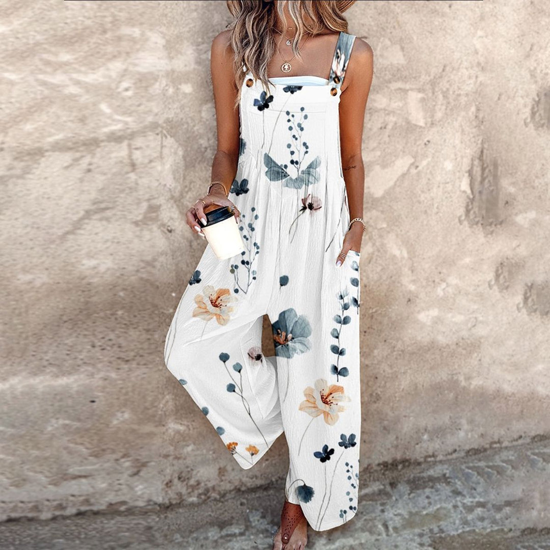 Aderyn - Luftiger bedruckter Jumpsuit