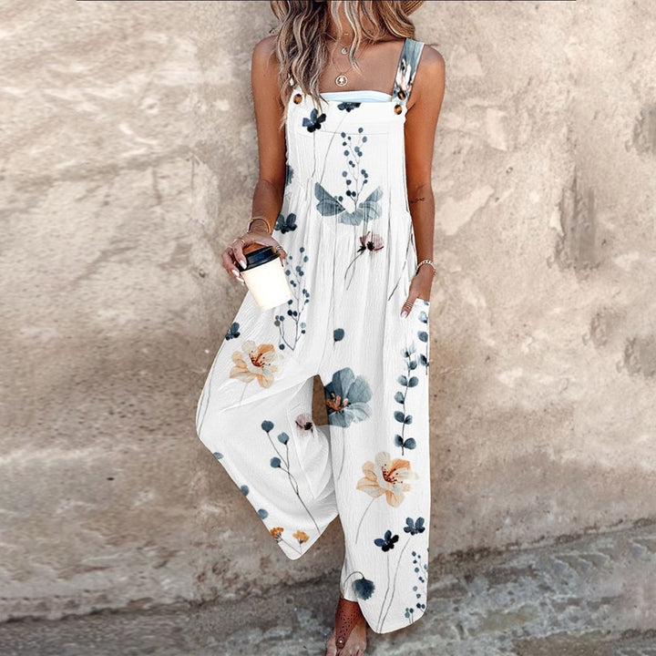 Aderyn - Luftiger bedruckter Jumpsuit