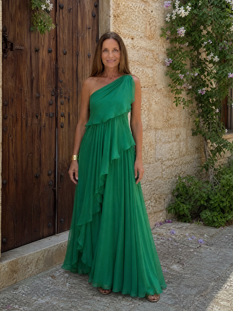 Katriana - Maxikleid mit zarten Rüschen