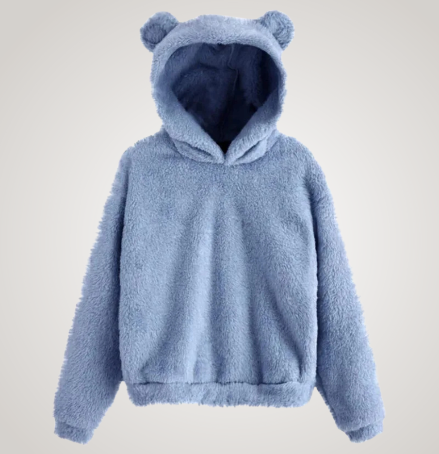 Tialyn - Plüsch-Hoodie mit Bärenohren