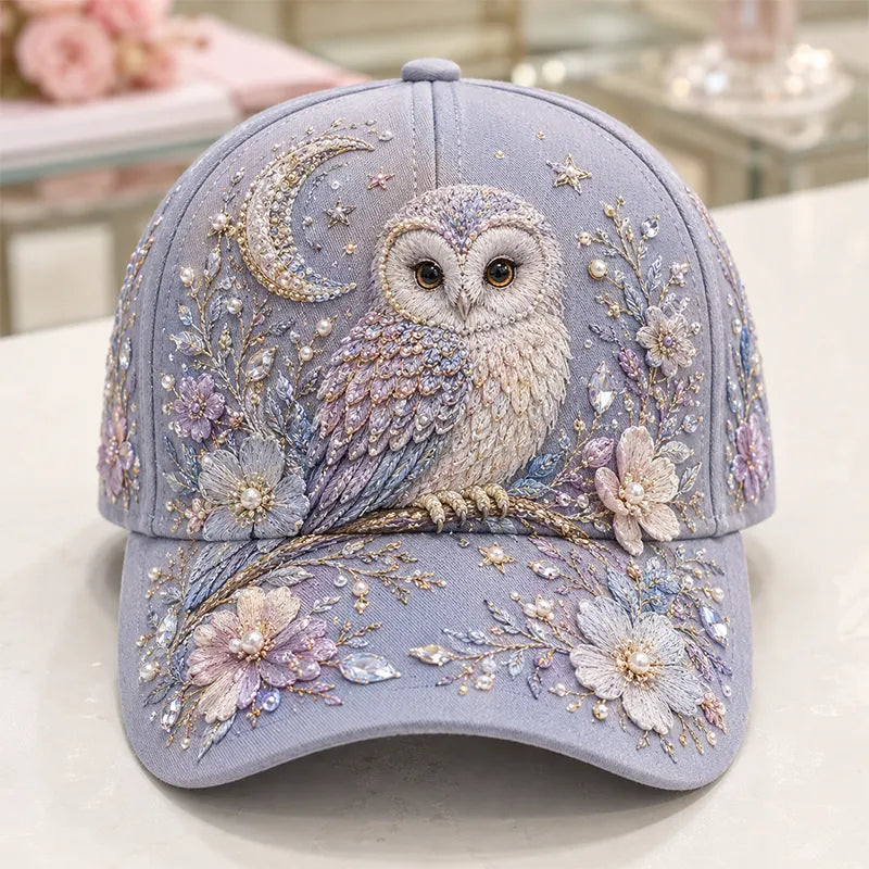 Arlena - Cap mit Blumenpferd-Motiv