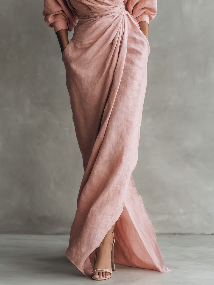 Damaris - Luftiges Maxikleid aus Leinen