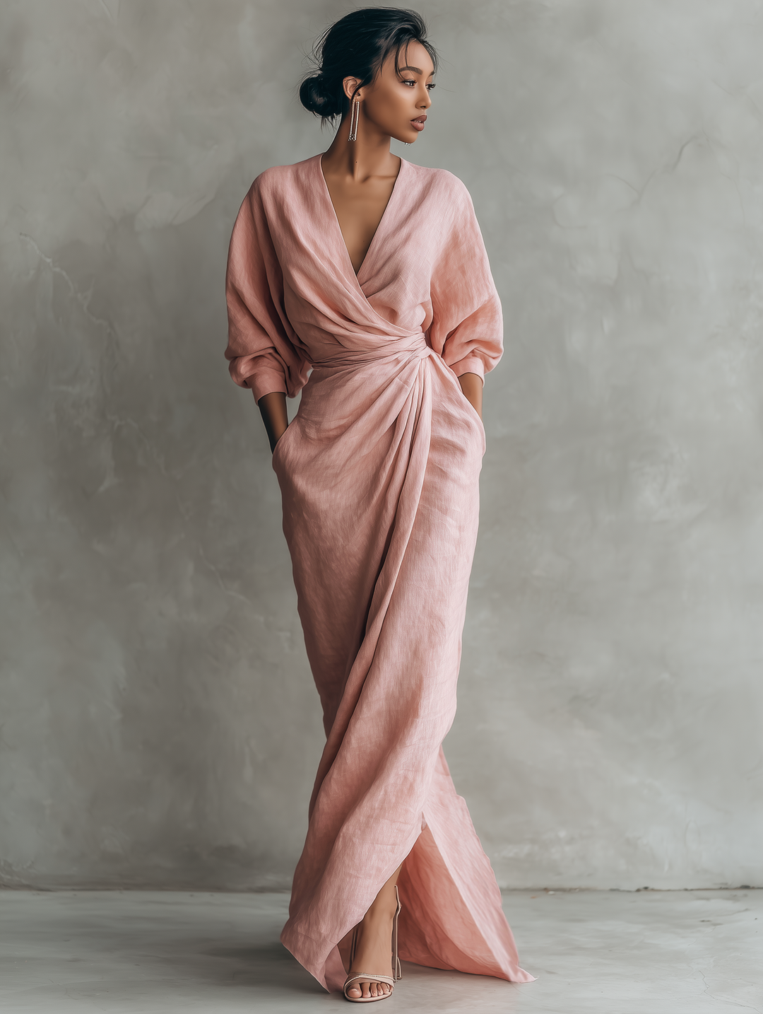 Damaris - Luftiges Maxikleid aus Leinen