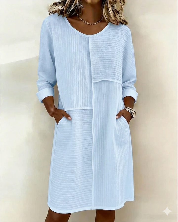 Taryn - Langarm-Shiftkleid mit Softtouch