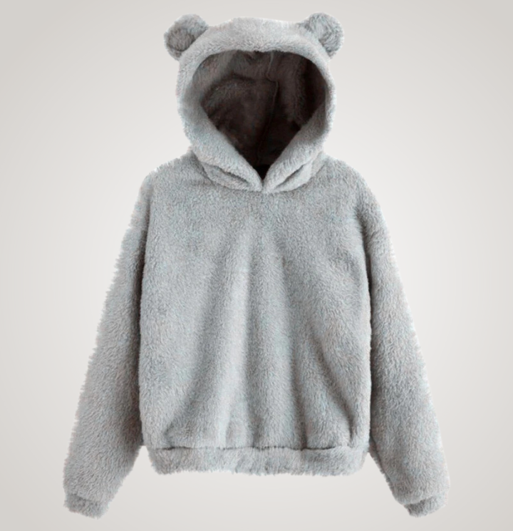 Tialyn - Plüsch-Hoodie mit Bärenohren
