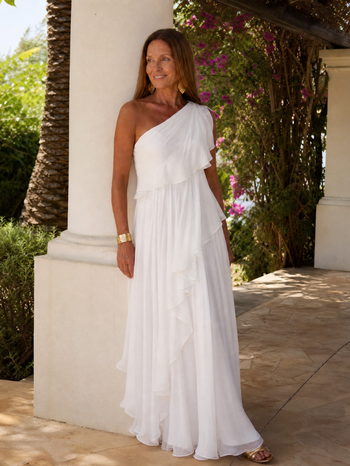 Katriana - Maxikleid mit zarten Rüschen