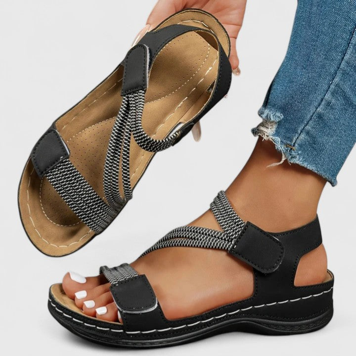 Francine - gepolsterte orthopädische Sandalen