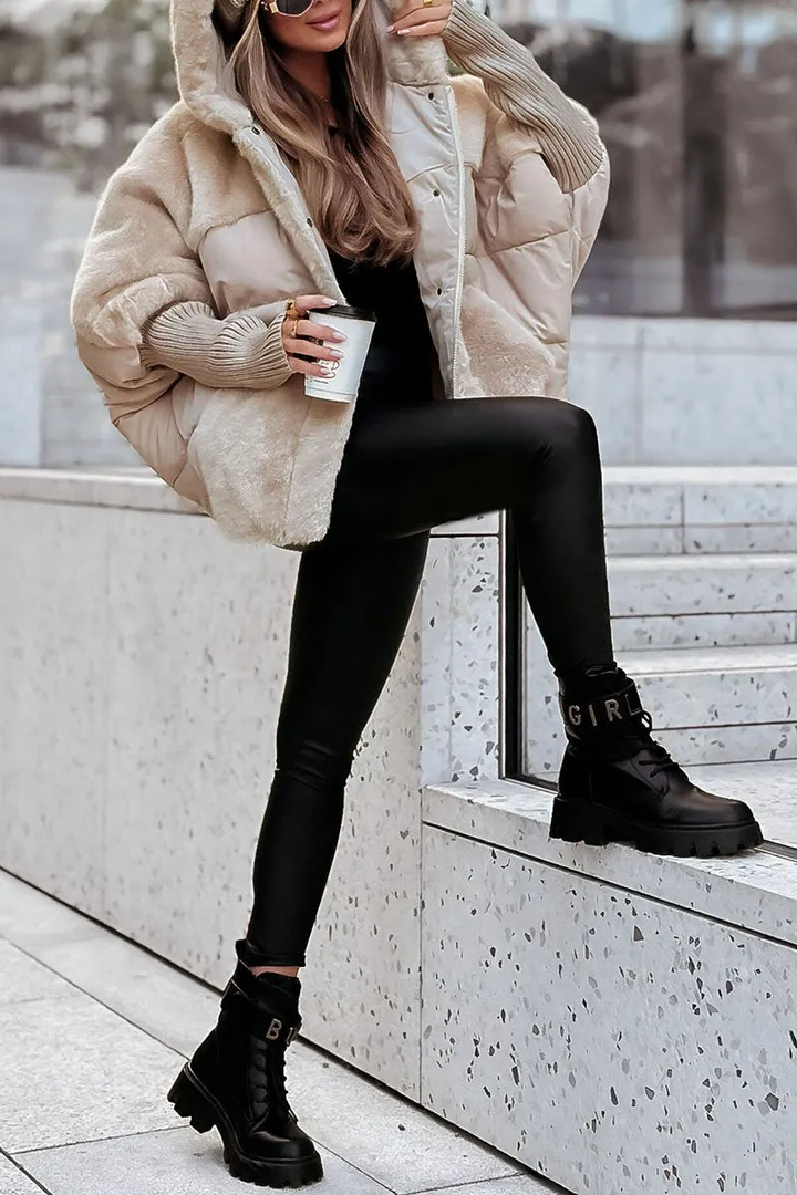 Audra - wärmeisolierte Winterjacke mit Kapuze