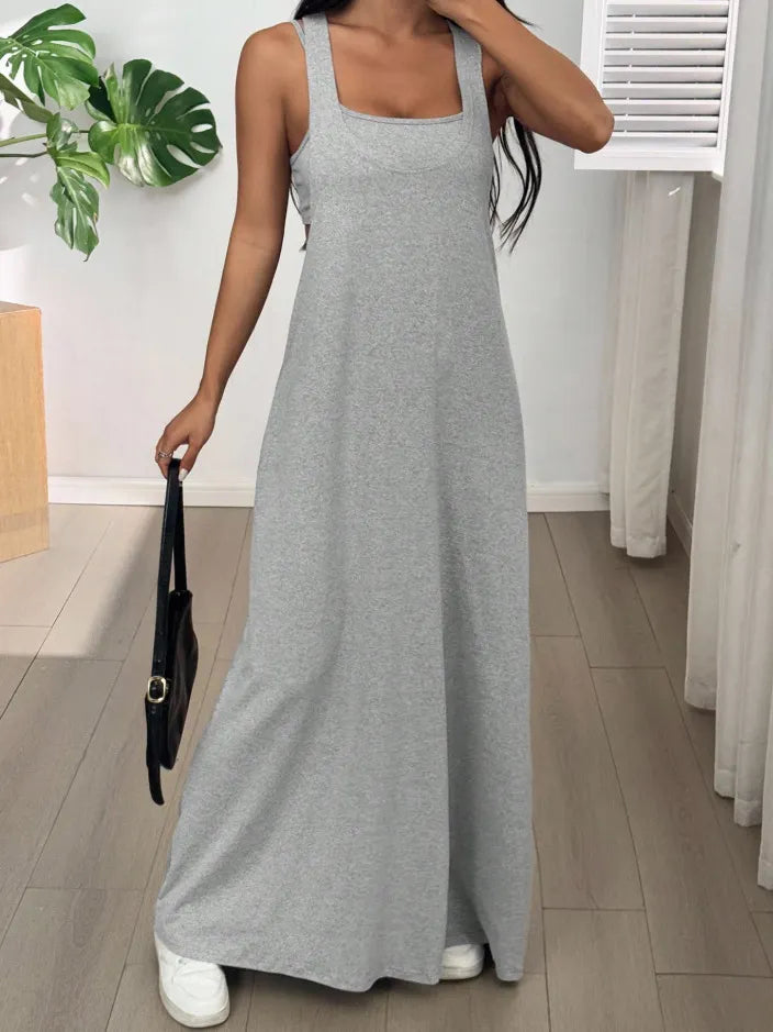 Evania - Lagenlook-Maxikleid-Set