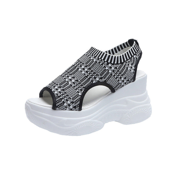 Calina - Plateau-Sandalen mit offener Zehenpartie
