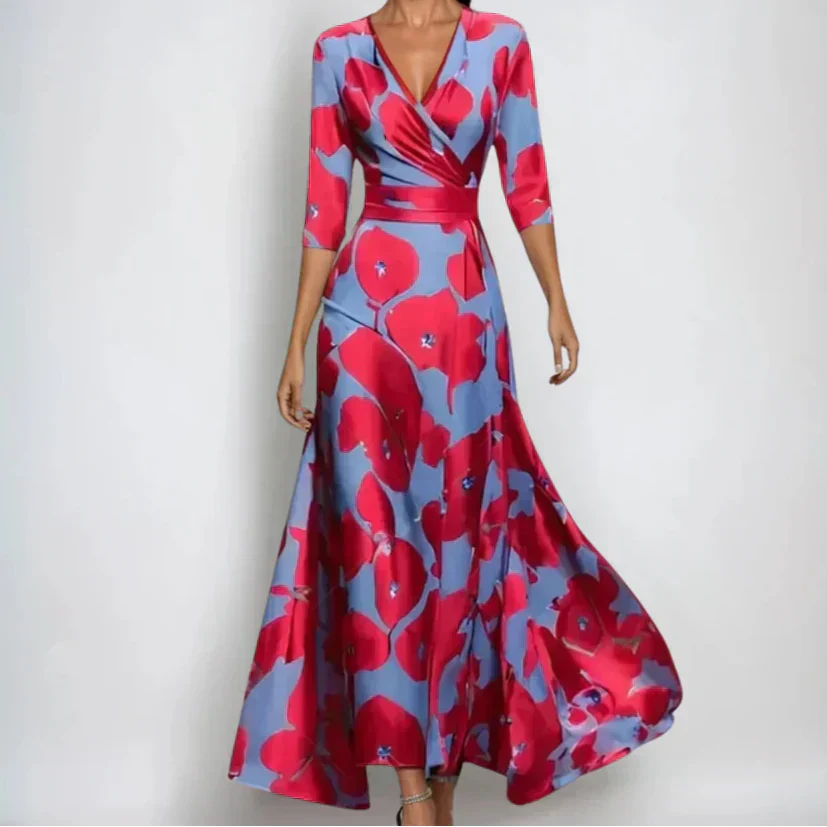 Grace - Weiches, florales Wickelkleid