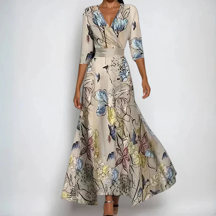 Grace - Weiches, florales Wickelkleid
