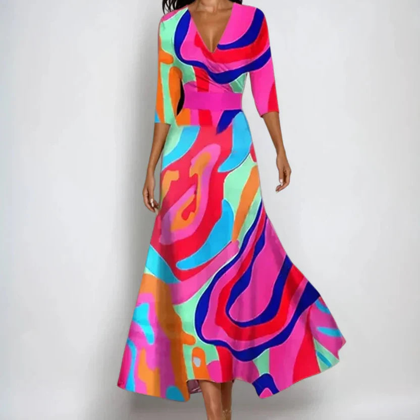 Grace - Weiches, florales Wickelkleid
