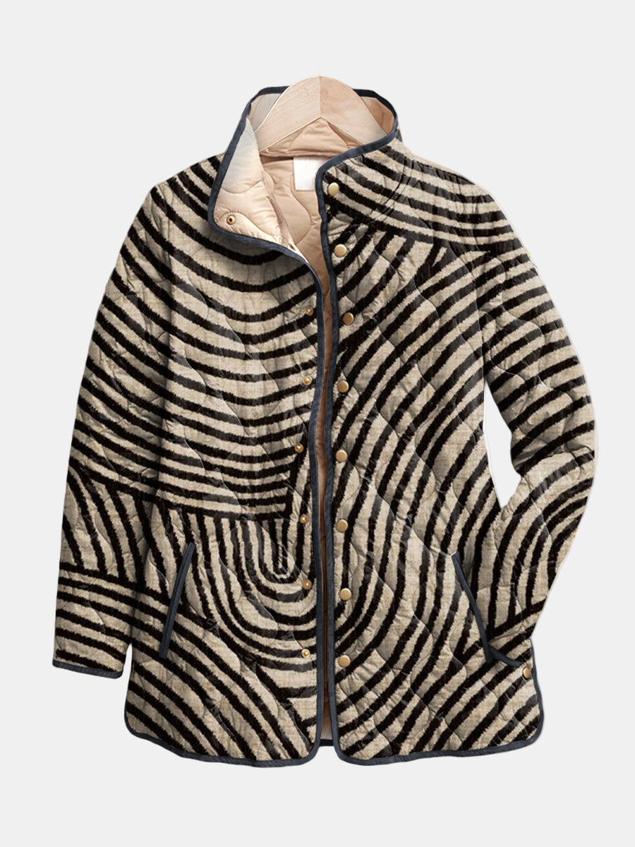 Clea - Handgefertigte Steppjacke