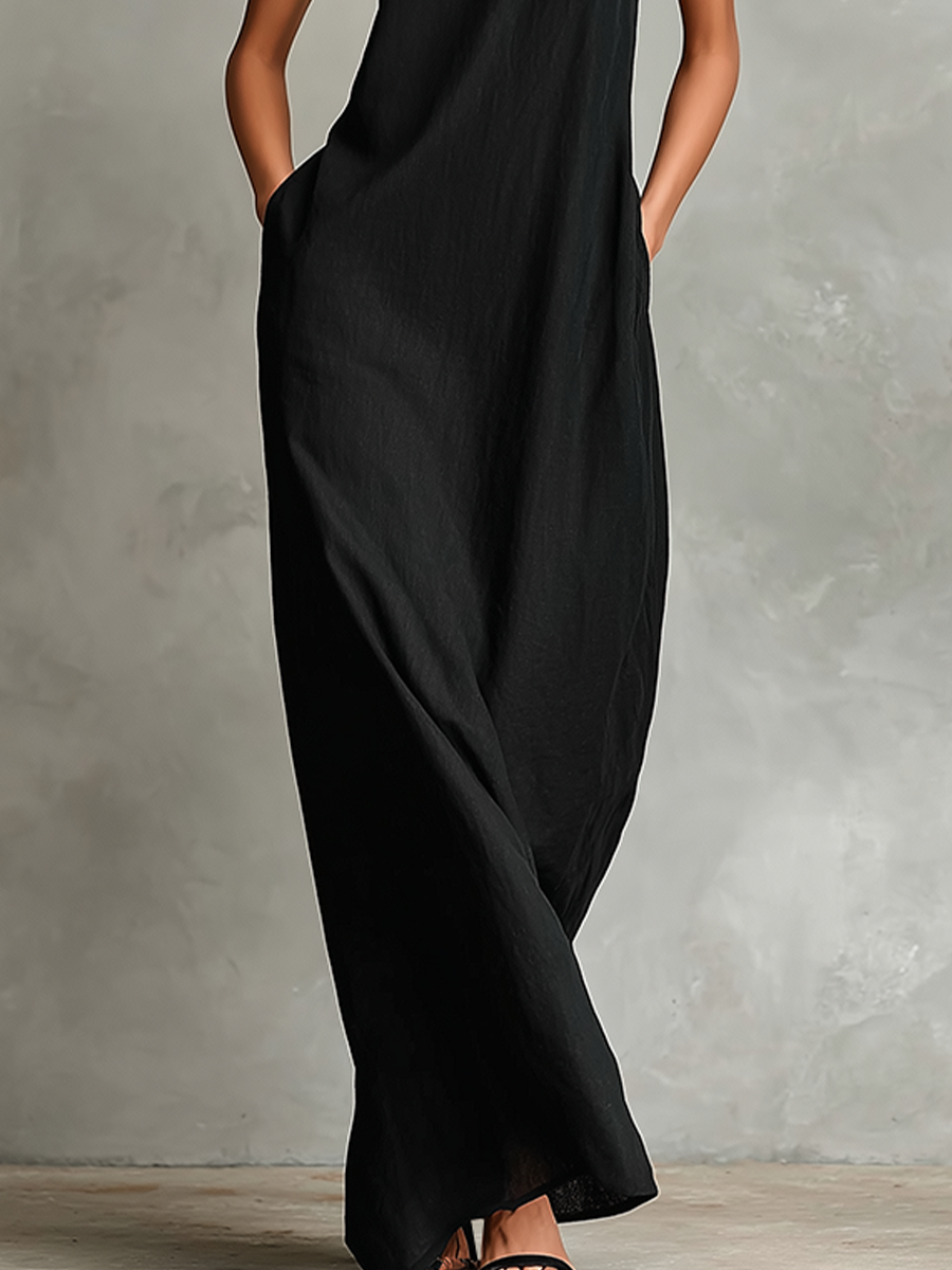 Adelaide - leichtes Maxikleid aus Leinen