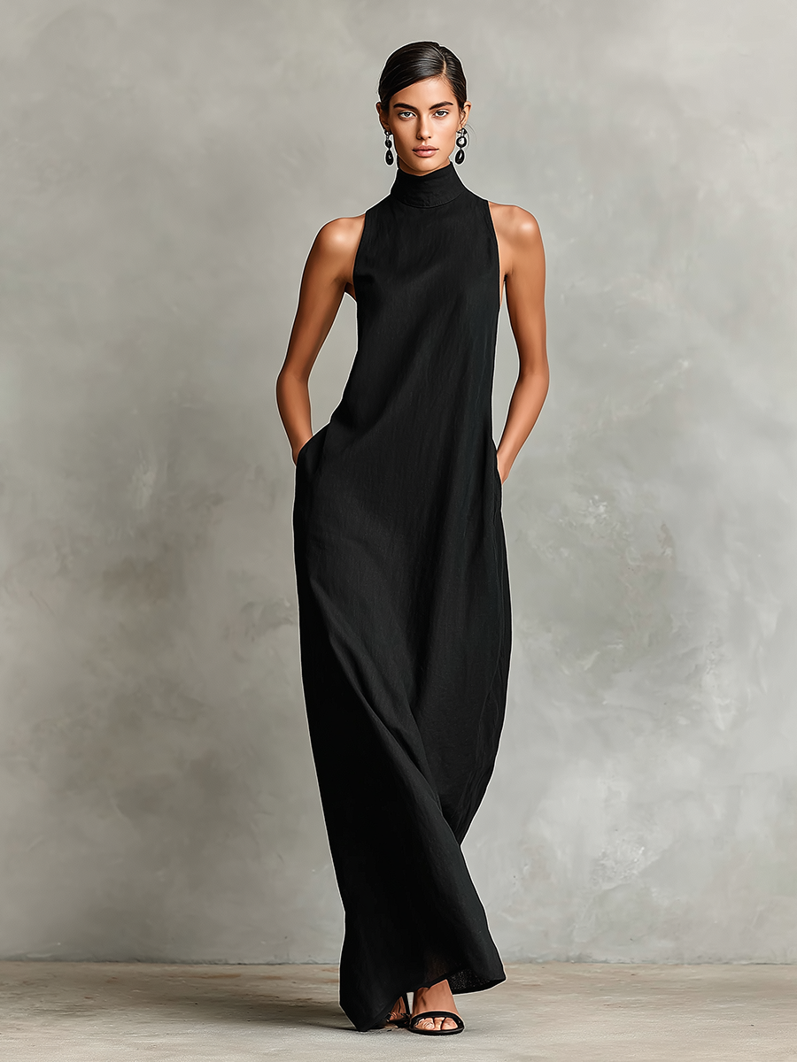 Adelaide - leichtes Maxikleid aus Leinen