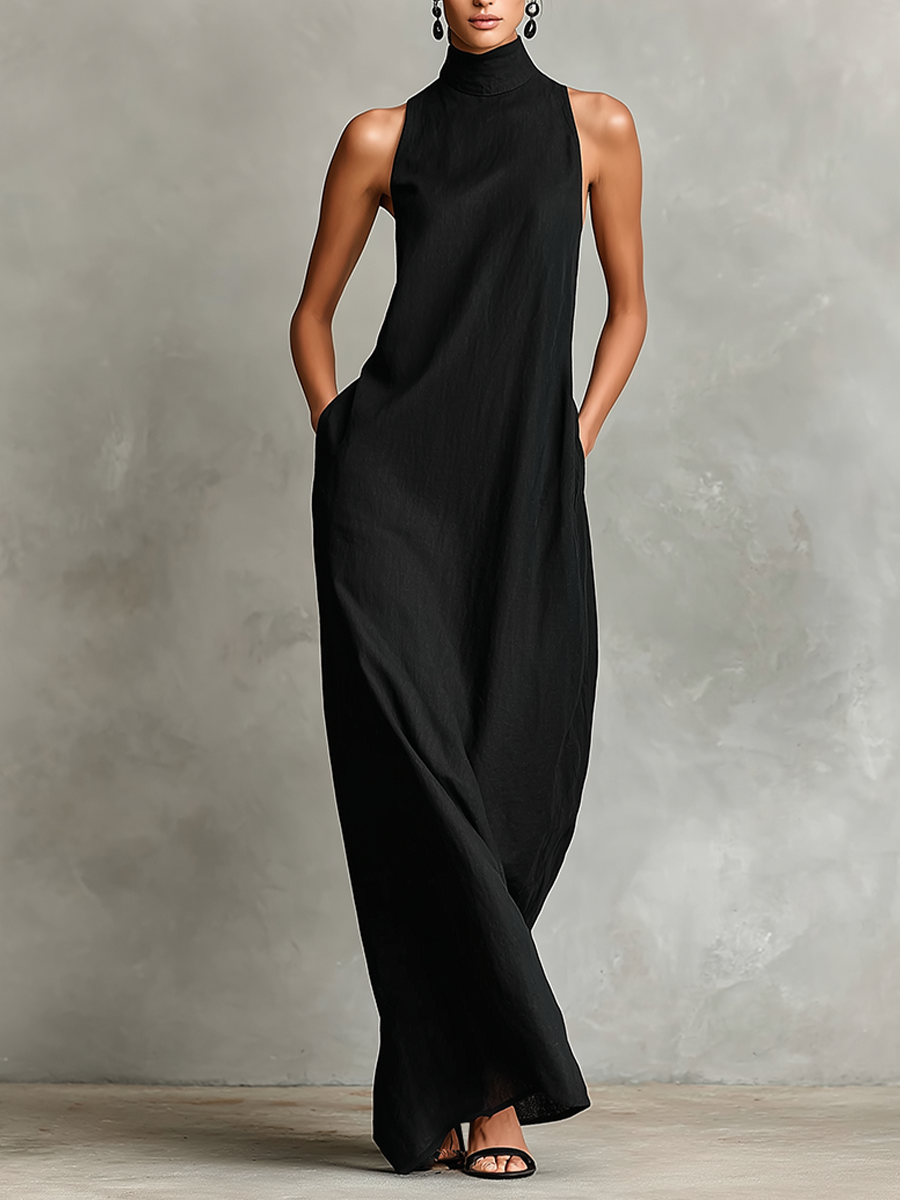 Tabitha - Premium-Maxikleid aus Leinen