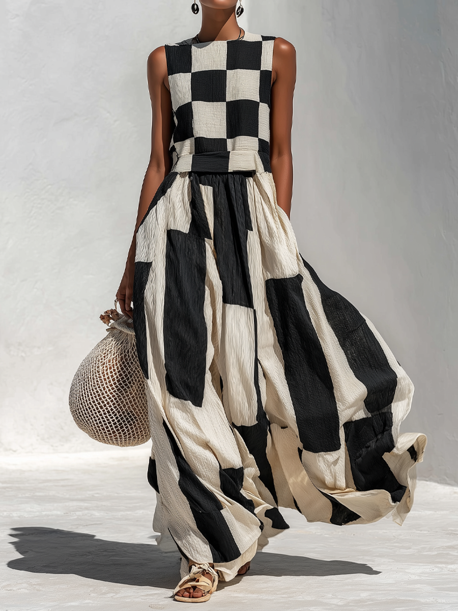 Solenna - Luftiges Leinen-Maxikleid