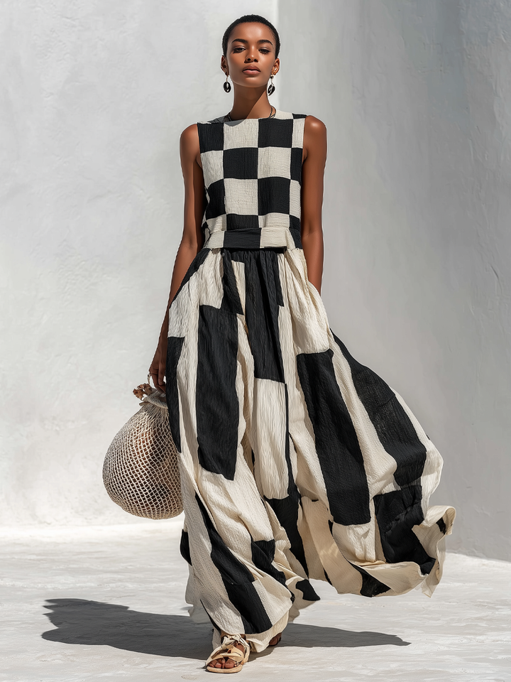 Solenna - Luftiges Leinen-Maxikleid
