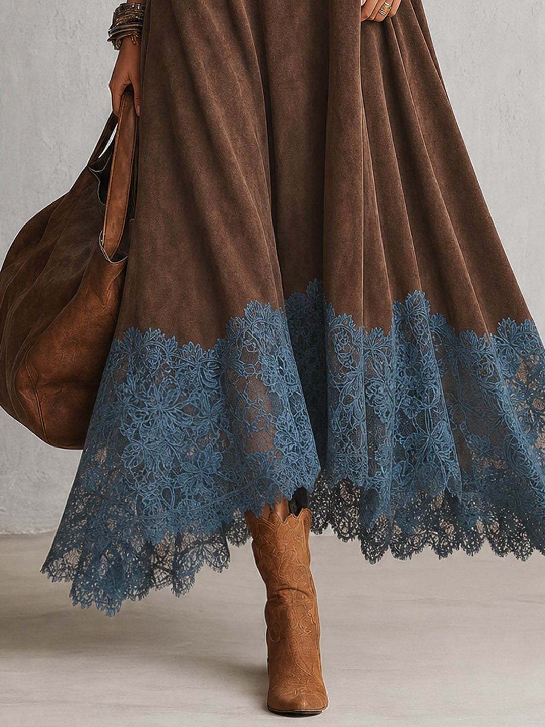 Lavina - Weiches A-Linien-Maxikleid
