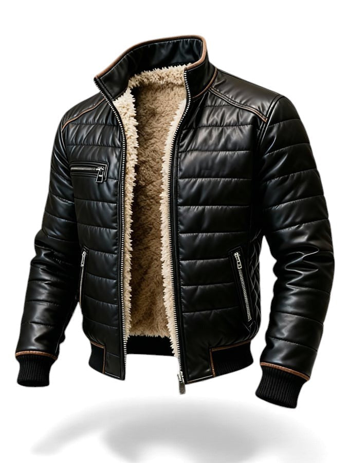 Monty - Steppjacke mit hohem Kragen