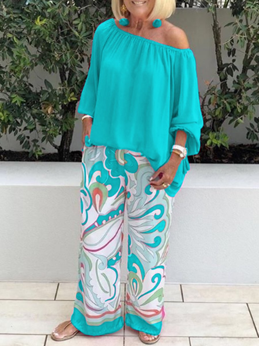 Brinette - Set aus Bluse und weiter Hose