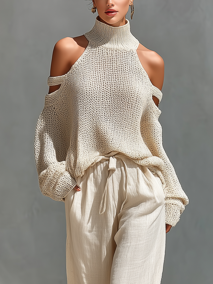 Diorelle - Set aus Stricktop und weiter Hose