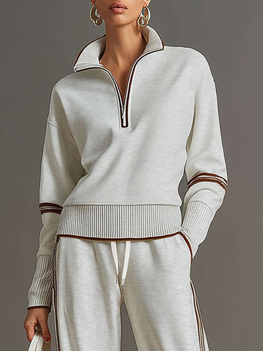 Honora - Soft-Touch-Zweiteiler mit weiter Hose
