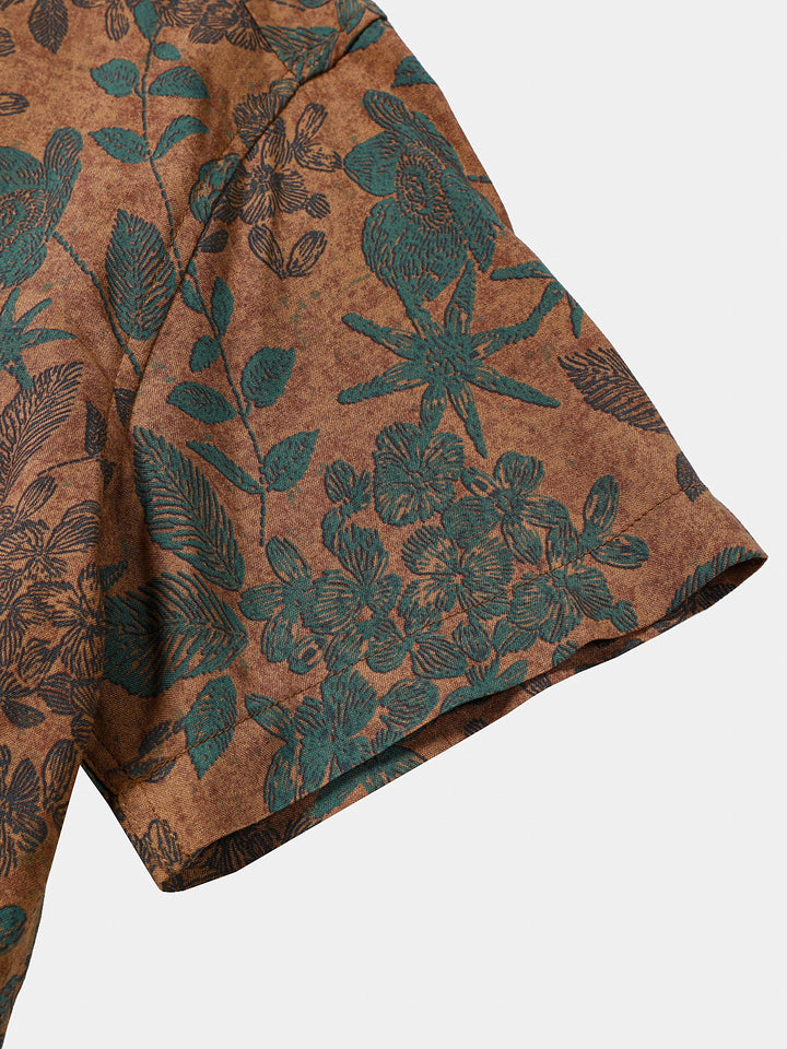 Leoric - Leichtes, kurzärmeliges Blumenshirt