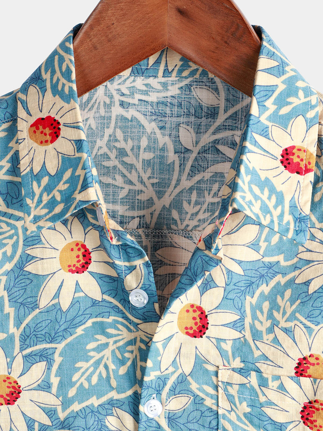 Leoric - Leichtes, kurzärmeliges Blumenshirt