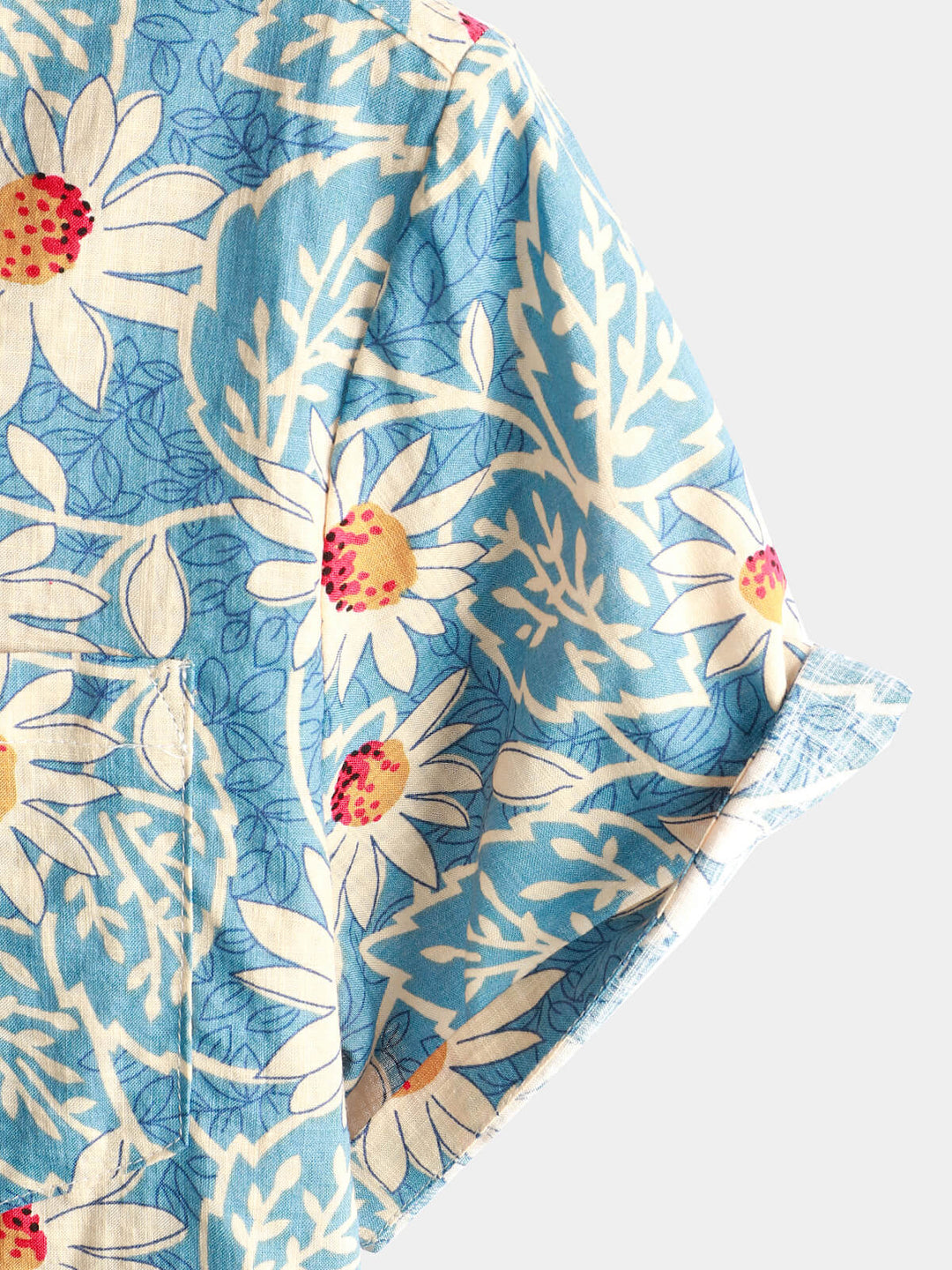 Leoric - Leichtes, kurzärmeliges Blumenshirt