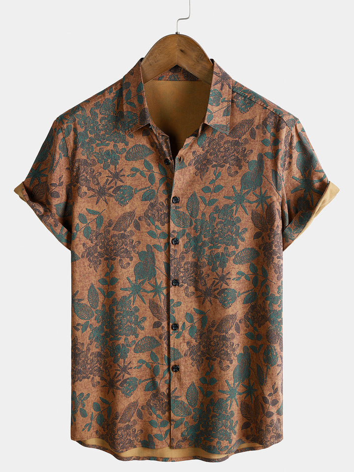 Leoric - Leichtes, kurzärmeliges Blumenshirt