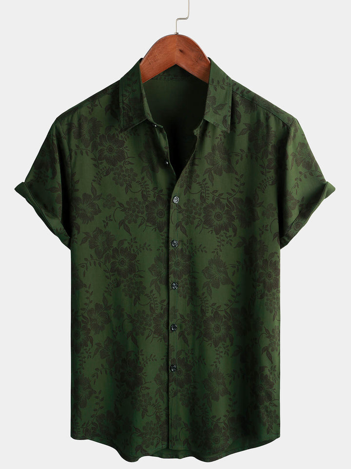 Leoric - Leichtes, kurzärmeliges Blumenshirt
